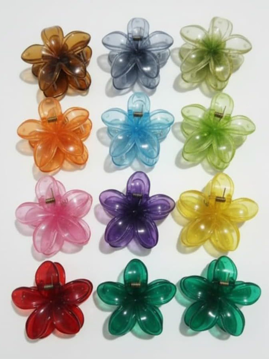 badodiya's Women Set of 4 Flower Shape Claw Clip