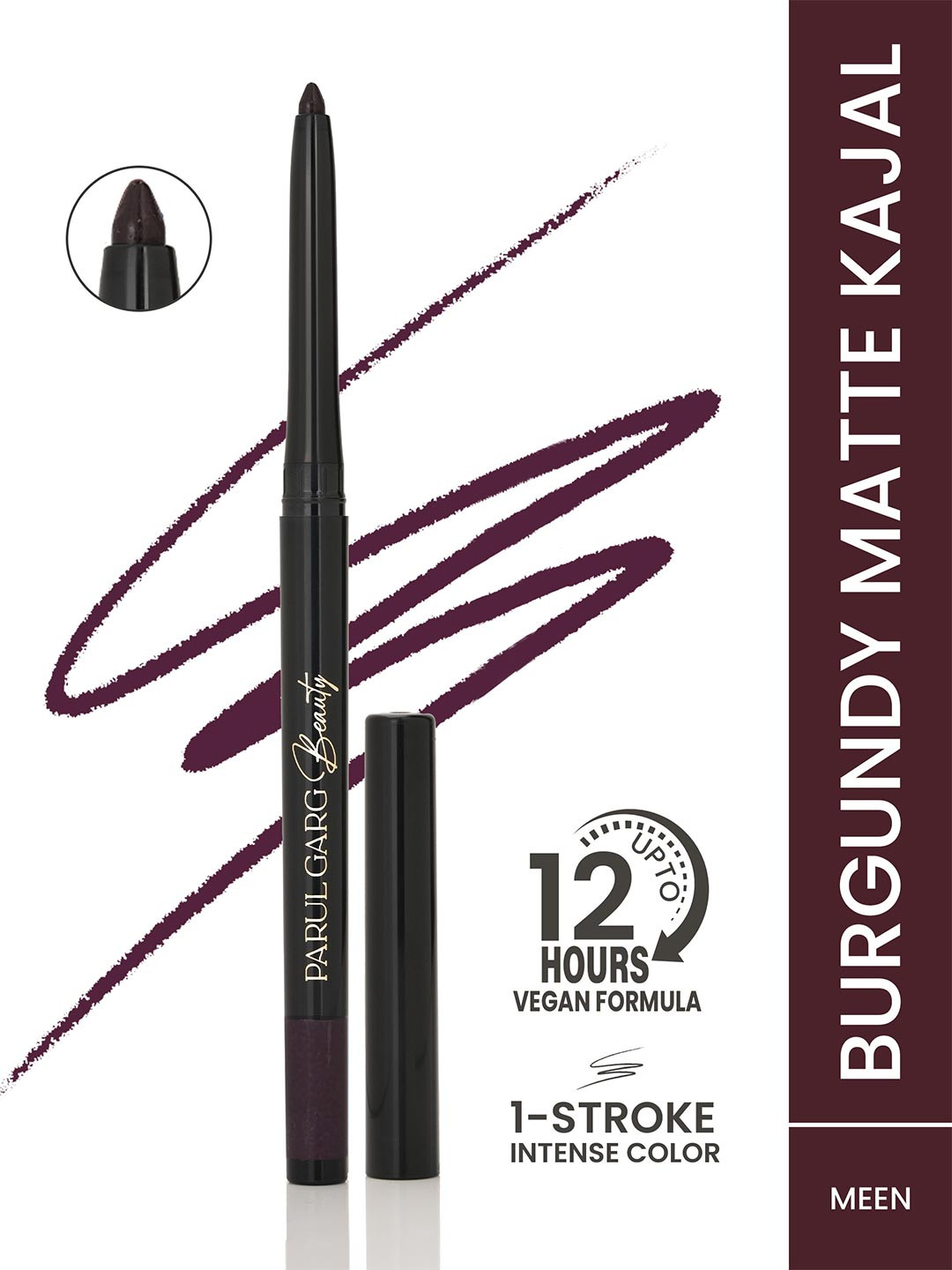 Parul Garg Beauty Matte Bold Define Kajal For Smooth & Easy Application- 0.3 g - Meen