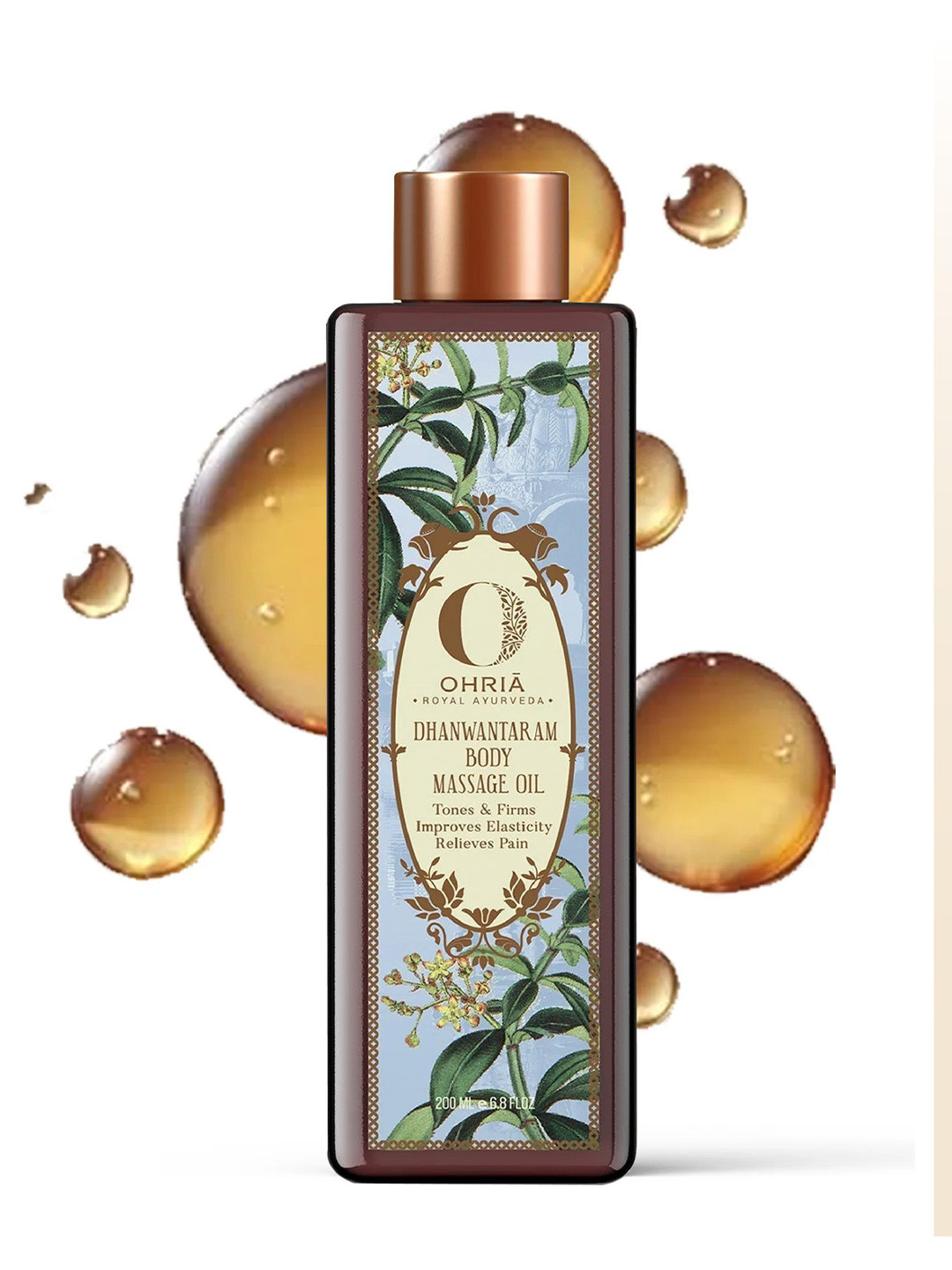 OHRIA AYURVEDA Dhanwantaram Body Massage Oil 200 ML