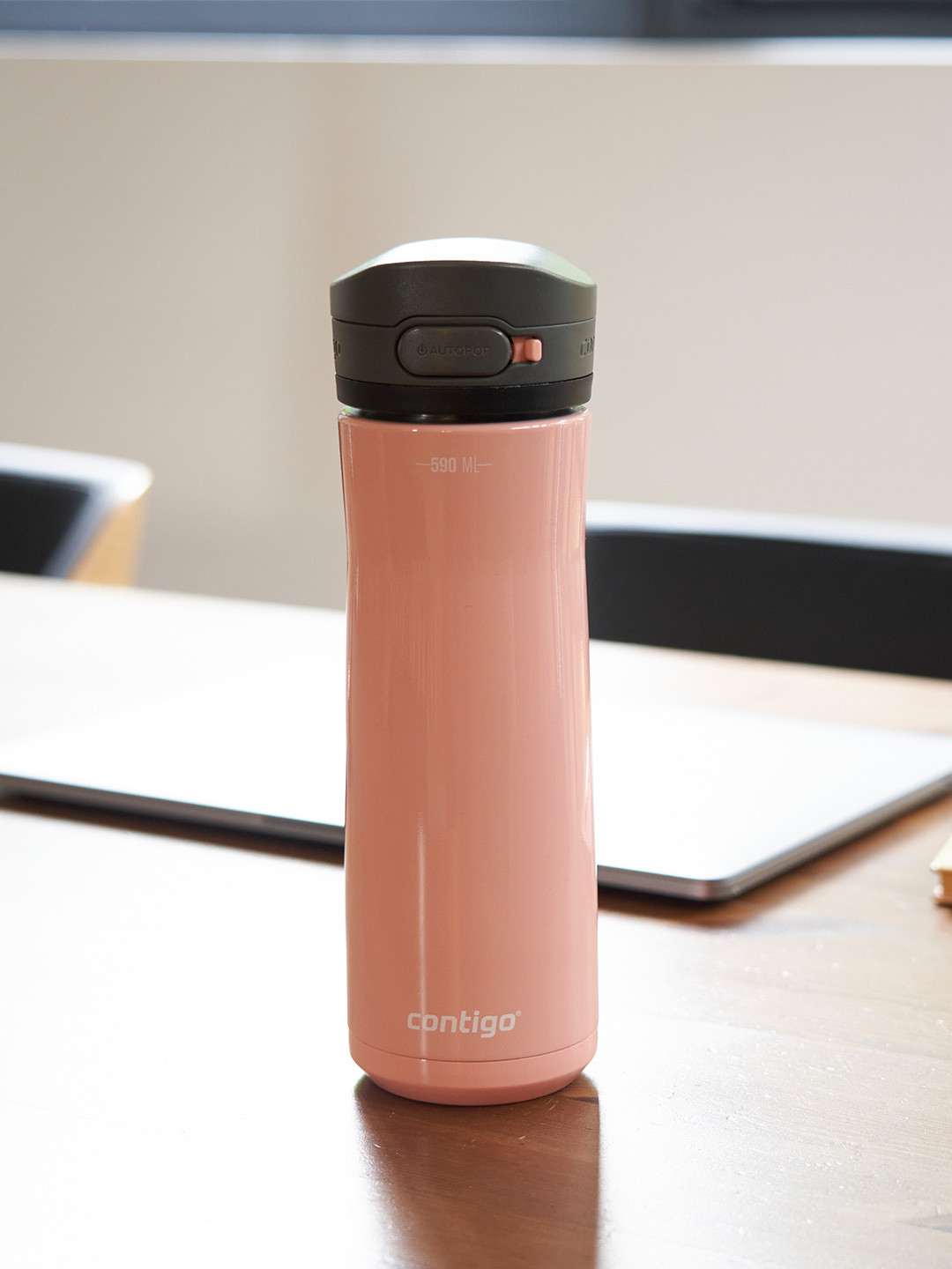 Contigo AUTOPOP Double-wall Vacuum Insulated Stainless Steel Water Bottle - 590ml