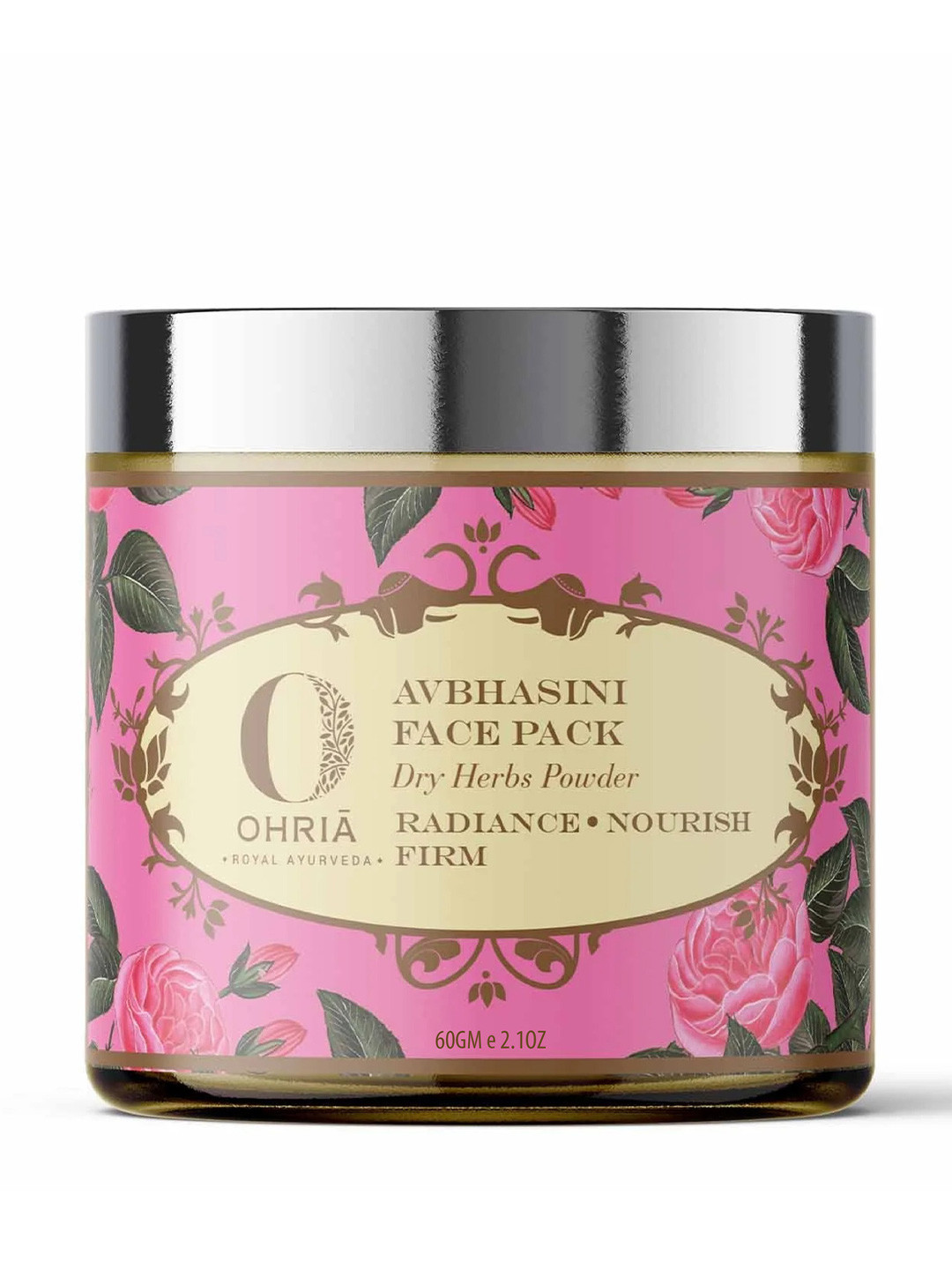 OHRIA AYURVEDA Avbhasini Face Pack Dry Herb Powder For Natural Skin Glow & Norishment- 60g