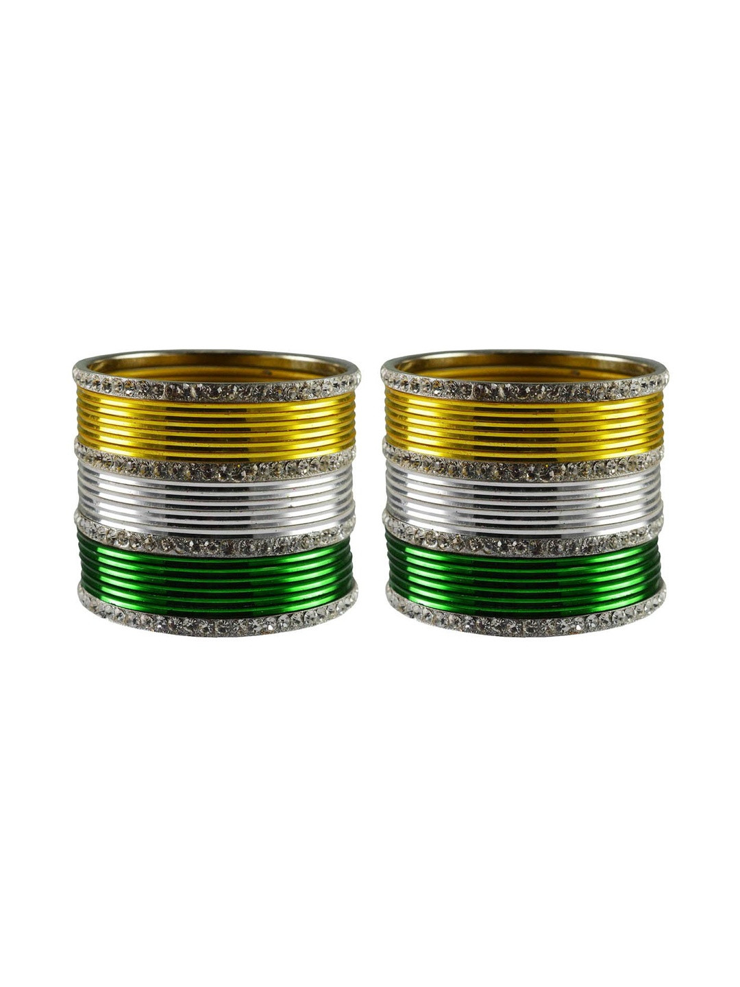 Vidhya Kangan Set Of 44 Stones-Studded Bangles