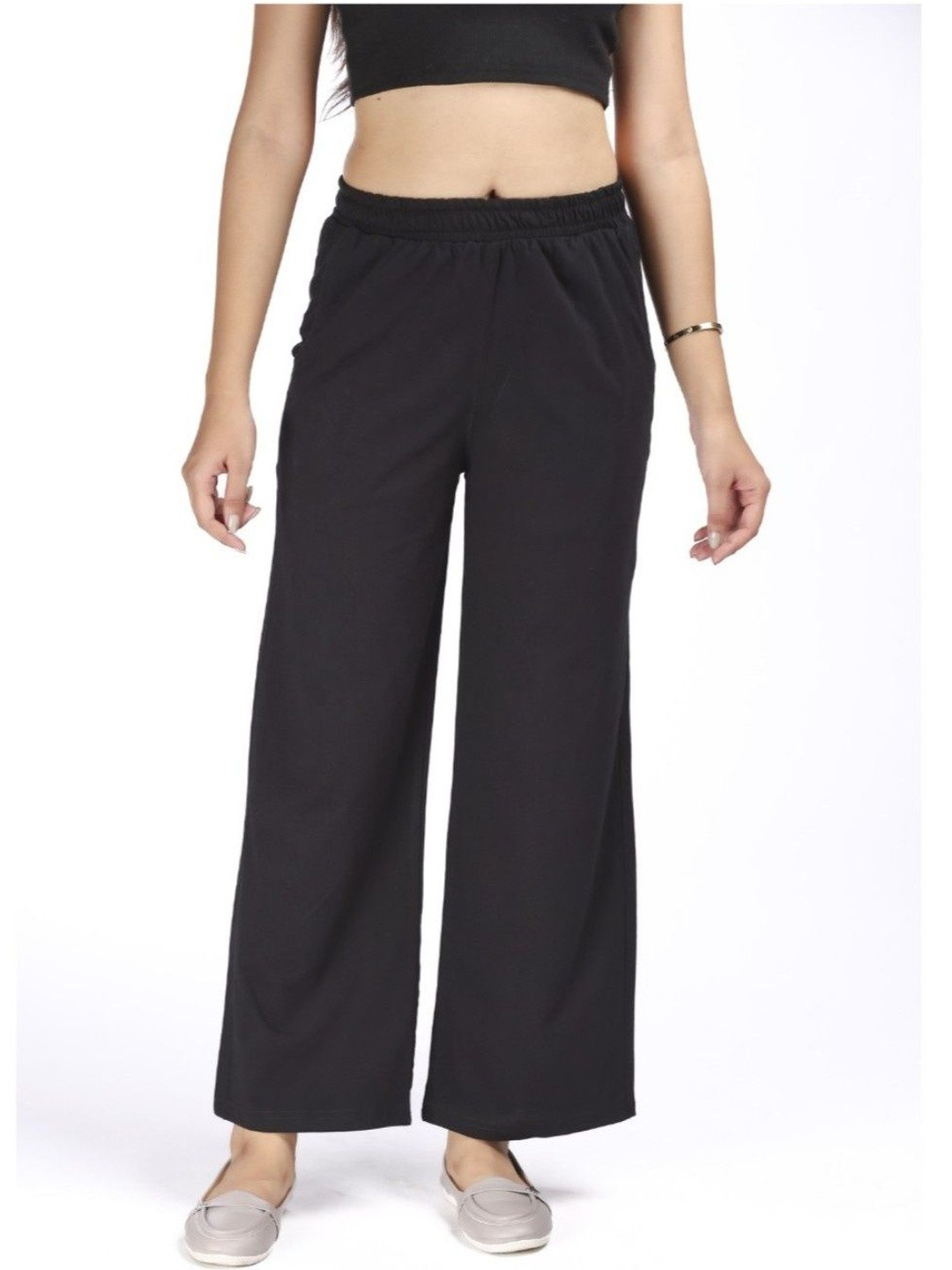 E-MAX Cotton Wide Leg Lounge Pants