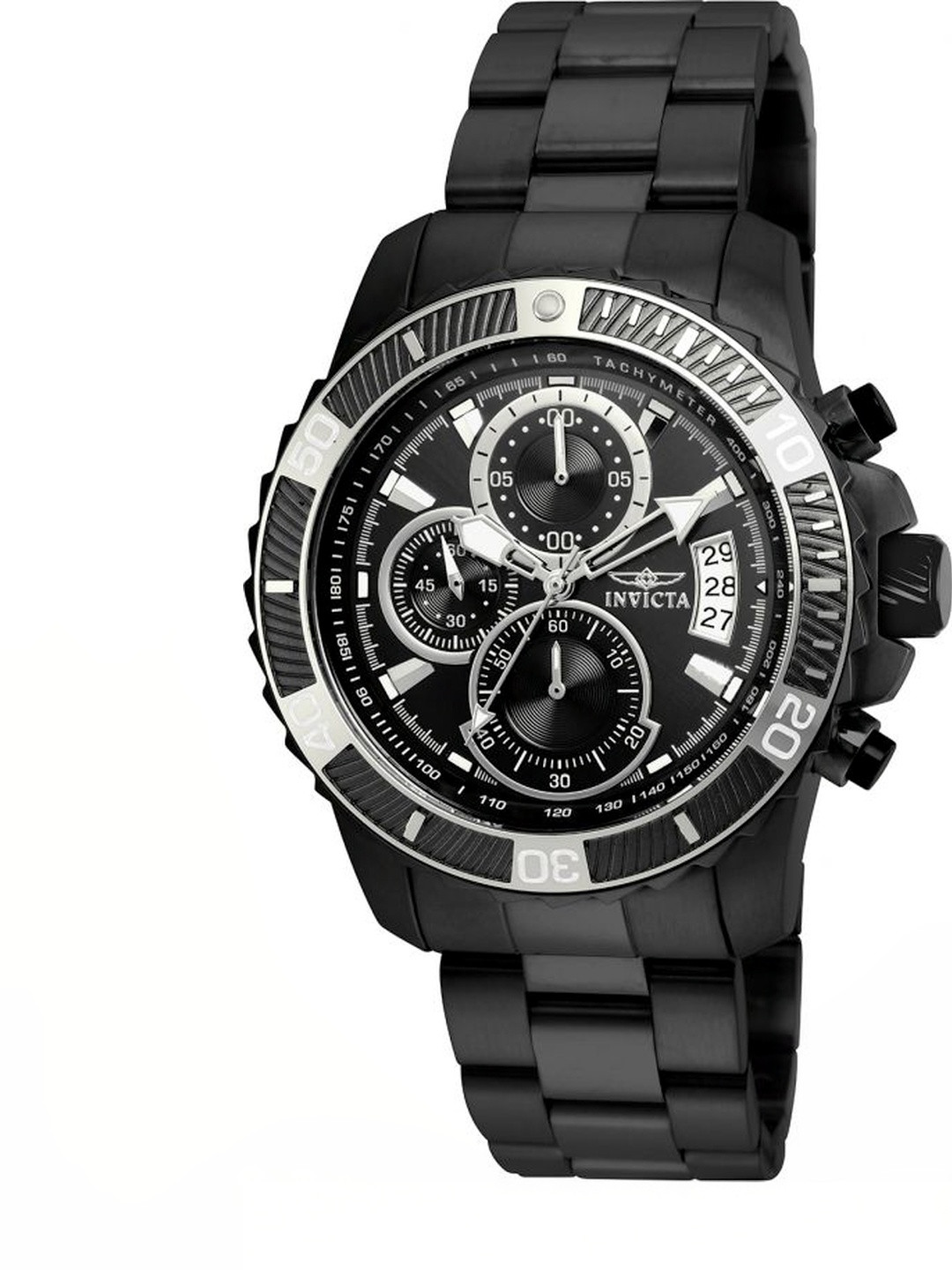 Invicta Men Dial & Stainless Steel Bracelet Style Straps Analogue Watch 22417