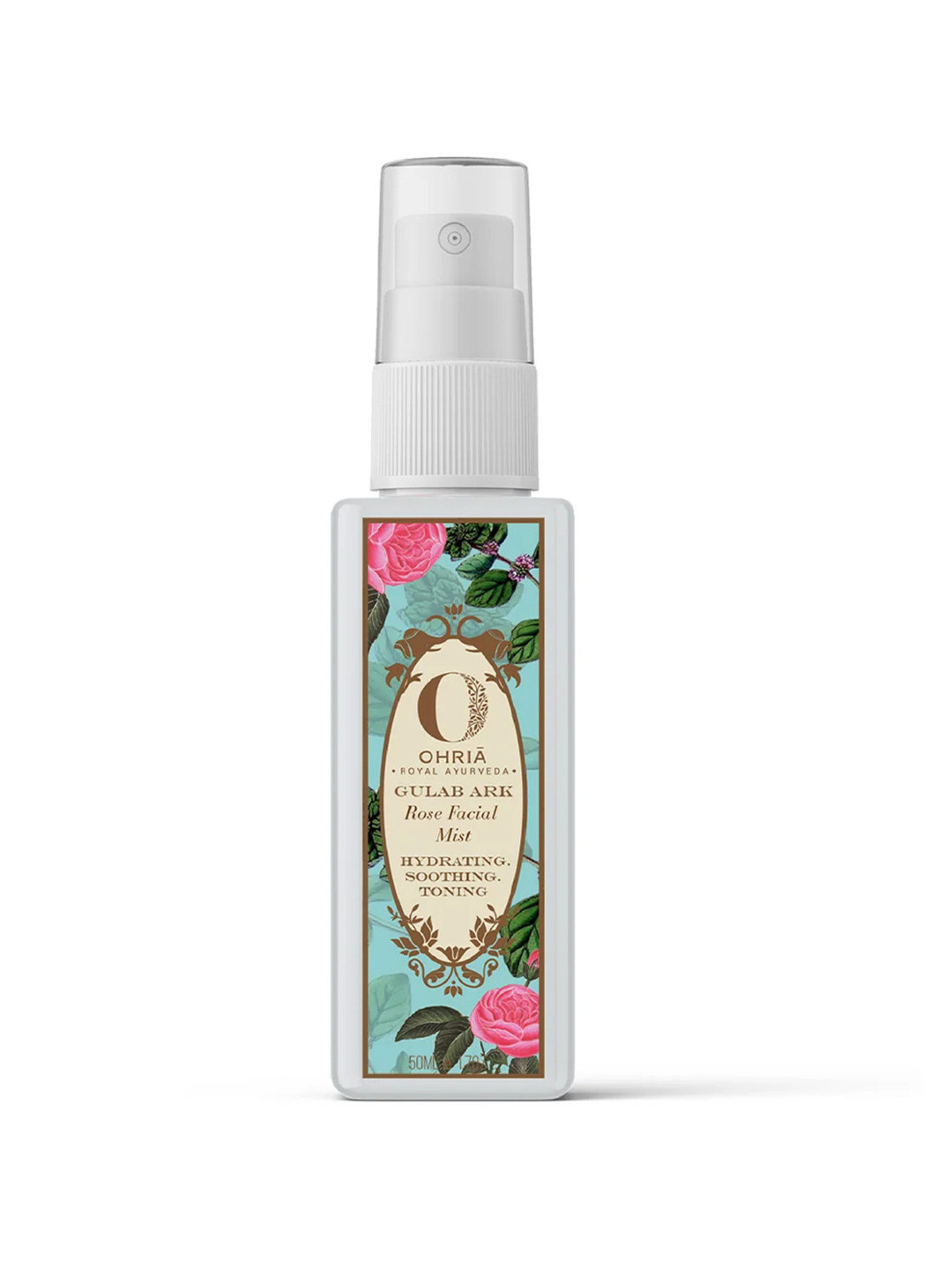 OHRIA AYURVEDA Gulab Ark Rose Facial Mist For Soothing, Hydrating & Toning - 50ml