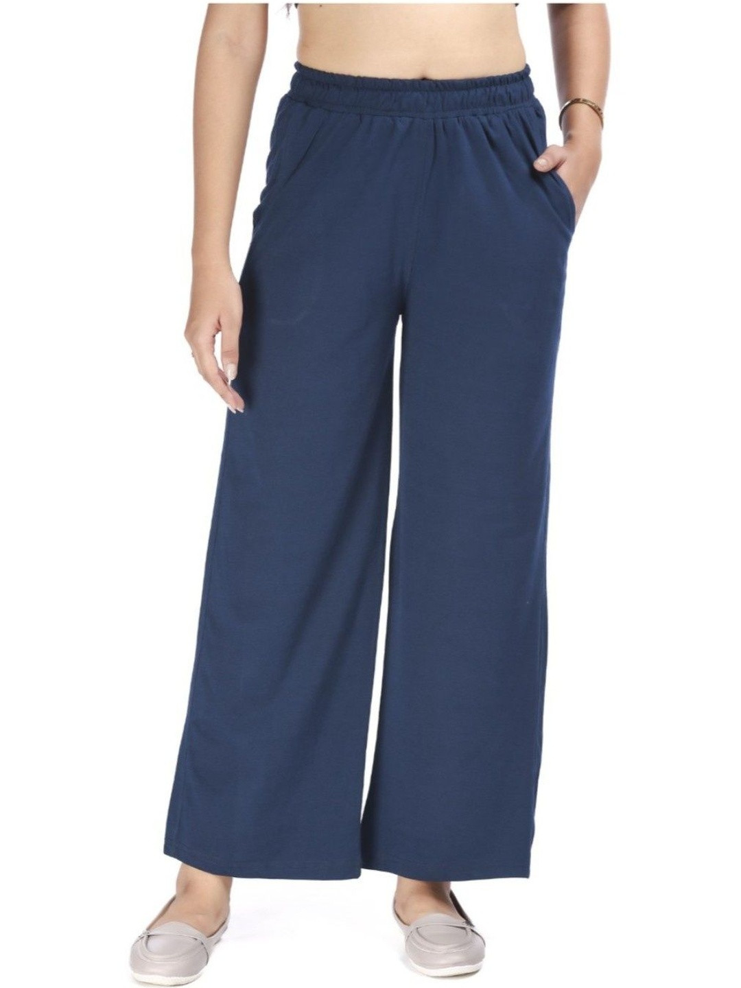 E-MAX Relaxed-Fit Knitted Lounge Pants