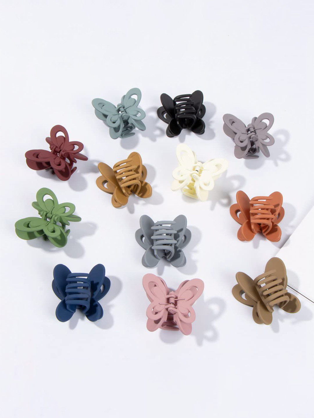 Axpro Women Set of 4 Mini Butterfly Hair Claw Clip