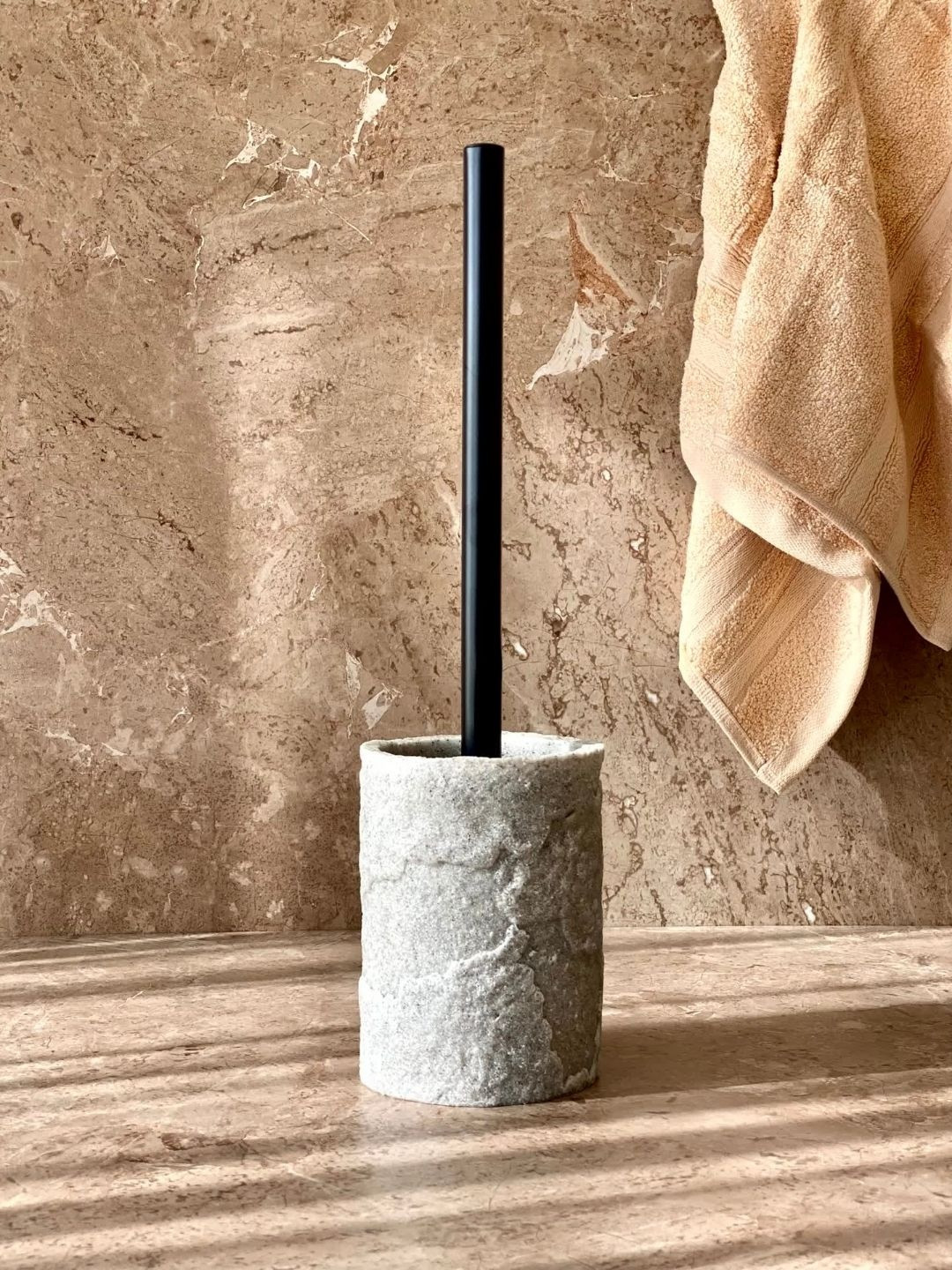 Mason Home Light Grey Fossil Toilet Brush
