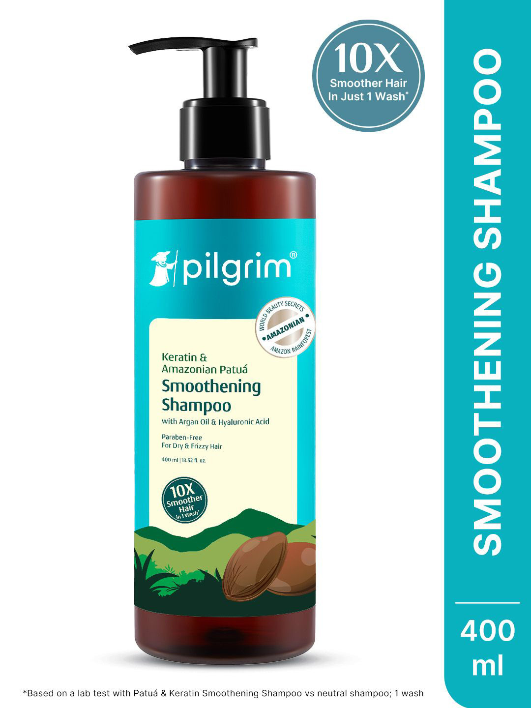 Pilgrim Keratin Smoothening Shampoo With Argan Oil - 400ml