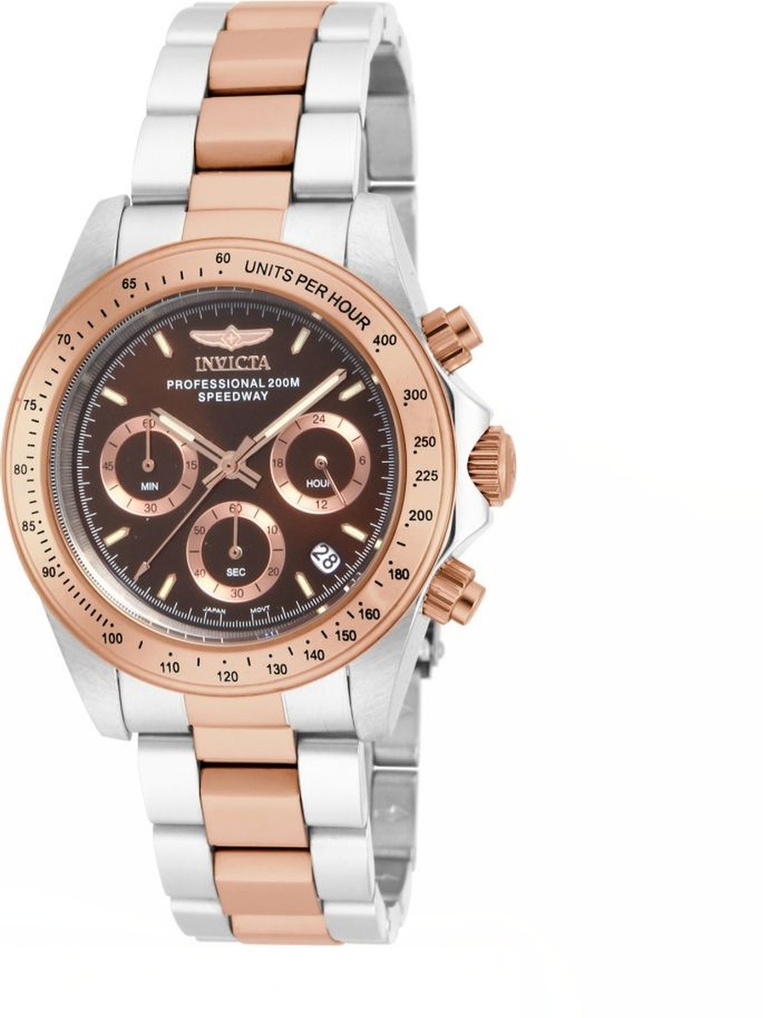 Invicta Men Dial & Stainless Steel Bracelet Style Straps Analogue Watch 17029