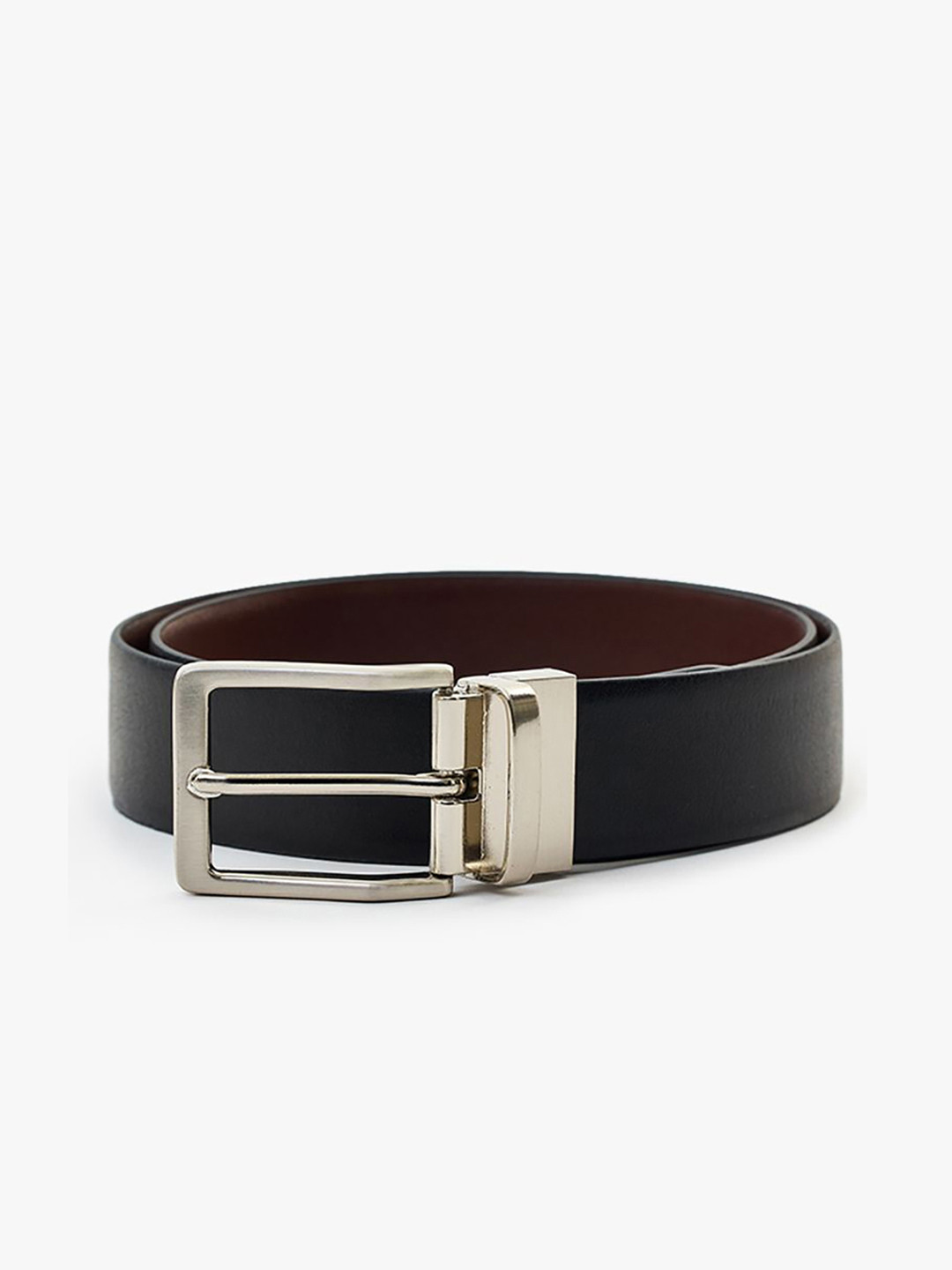 Snitch Men Leather Reversible Formal Belt