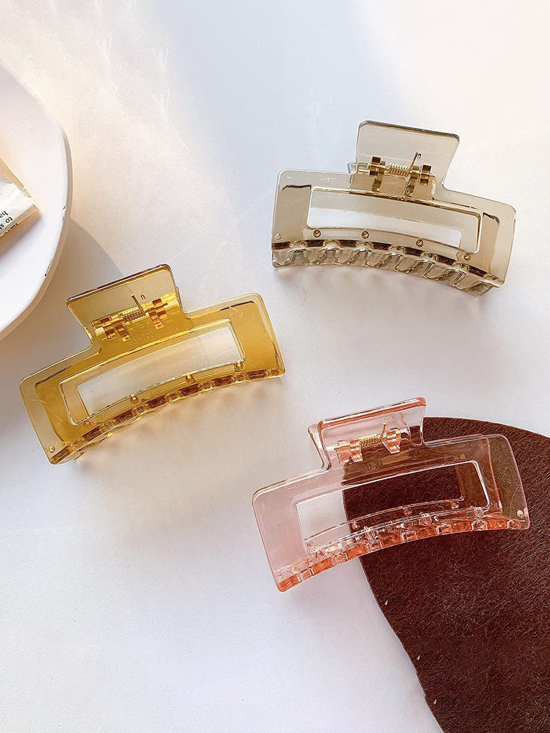 DOCTOR HEALTH SUPER SOFT Women Set of 3 Water Hair Claw Clip