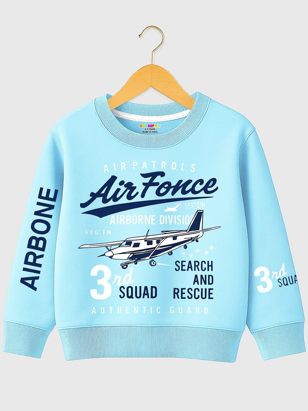 KUCHIPOO Boys Printed Sweatshirt