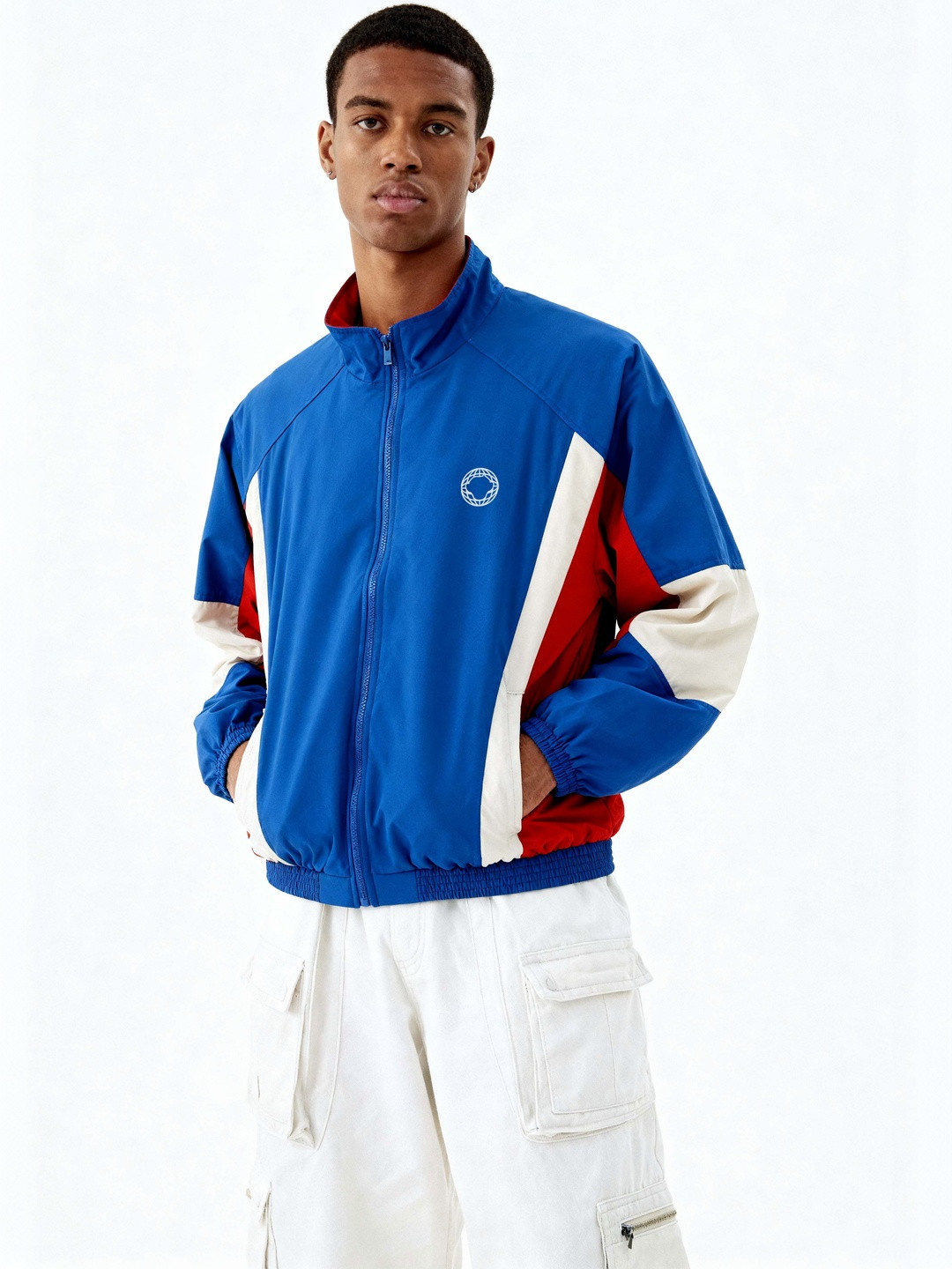 Urban Monkey Unisex Brand Logo Colourblocked Lightweight Sporty Jacket