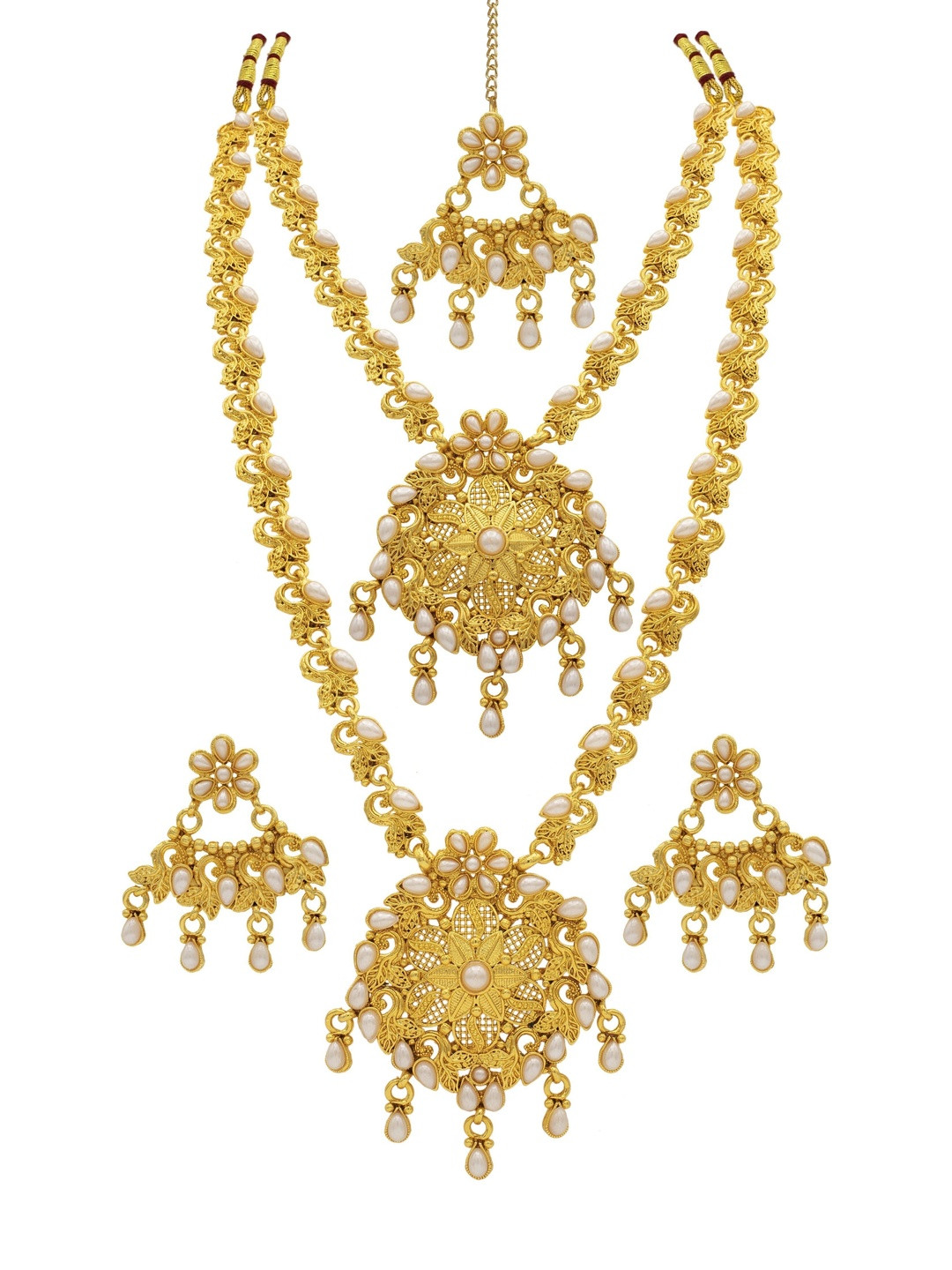 Women Click Beaded Jewellery Set