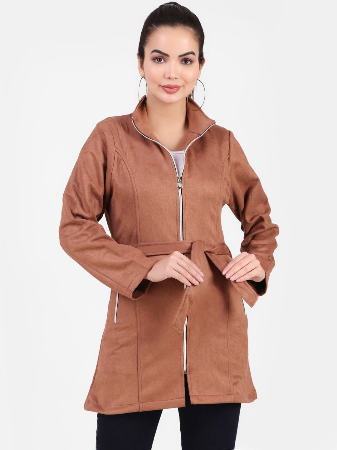 FNOCKS Woollen Velvet Longline Top