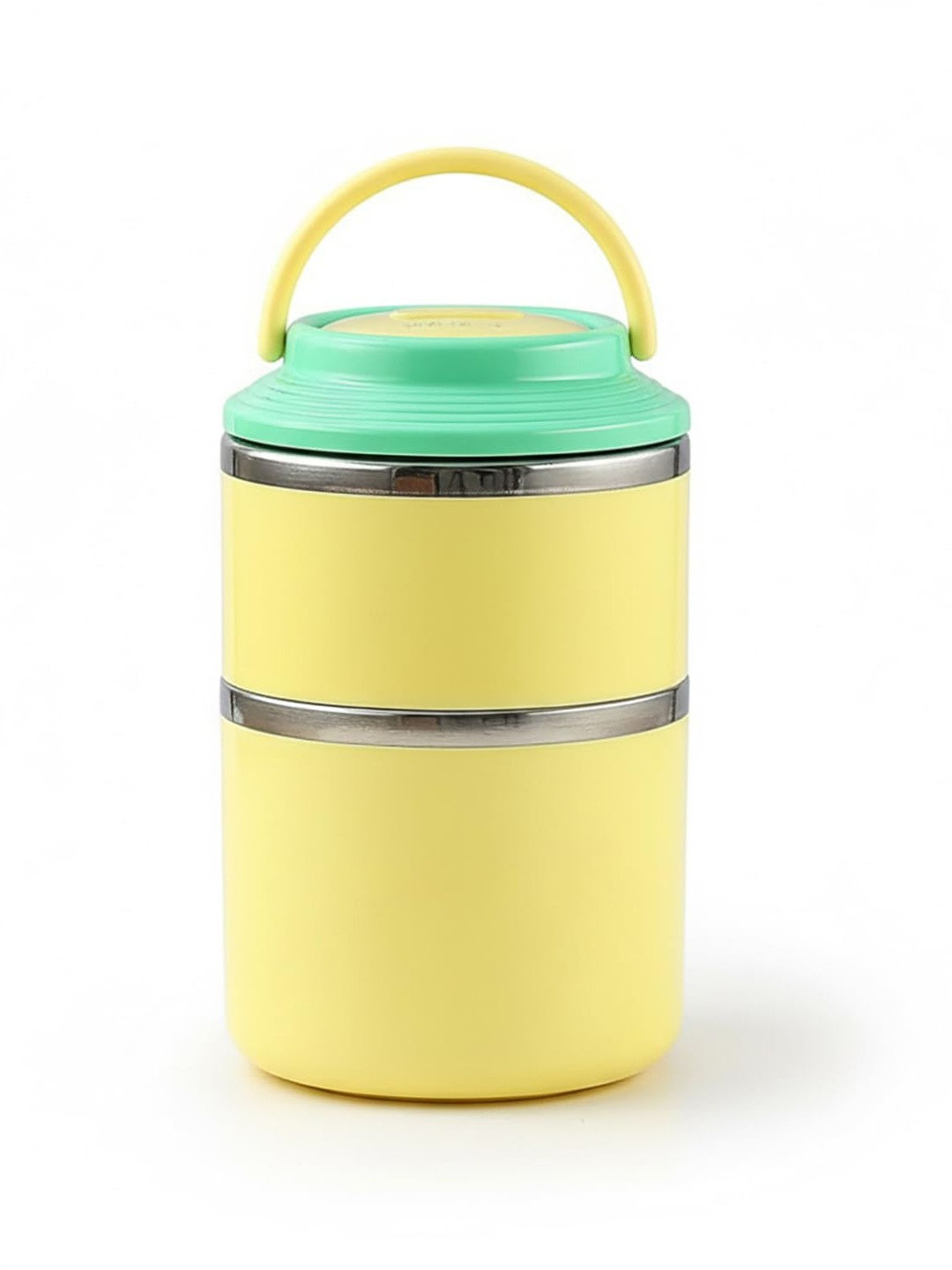 HOUSE OF QUIRK Leak Resistant 2 Layer Round Lunch Box