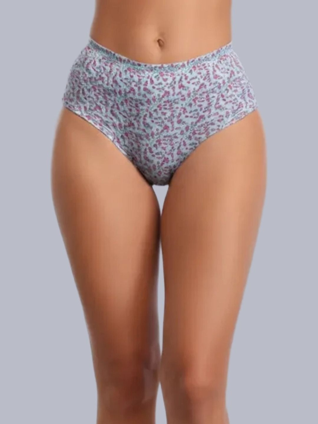 Eden Women Printed Cotton High Rise Full Coverage Broad Belt Tummy tucker Hipster Briefs