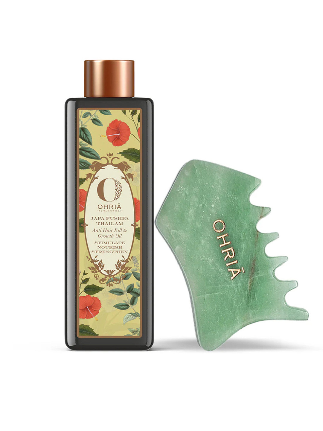 OHRIA AYURVEDA Ultimate Skin & Hair Growth Tool & Japa Pushpa 50ml