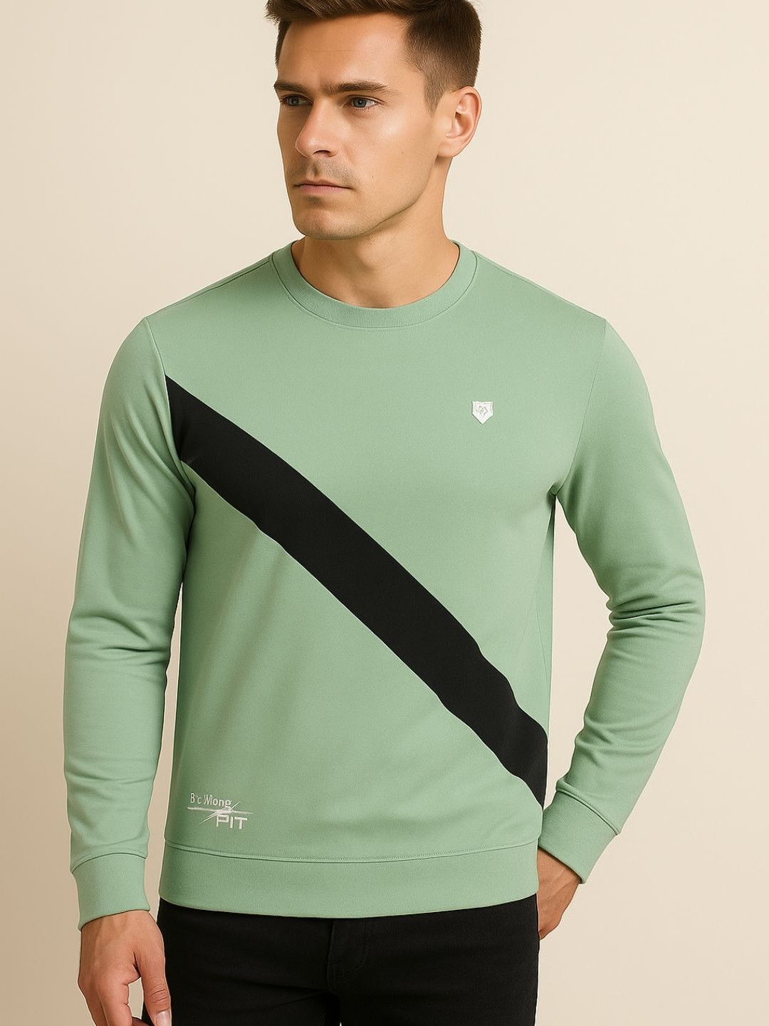 Body Mechanics Men Colourblocked T-shirt