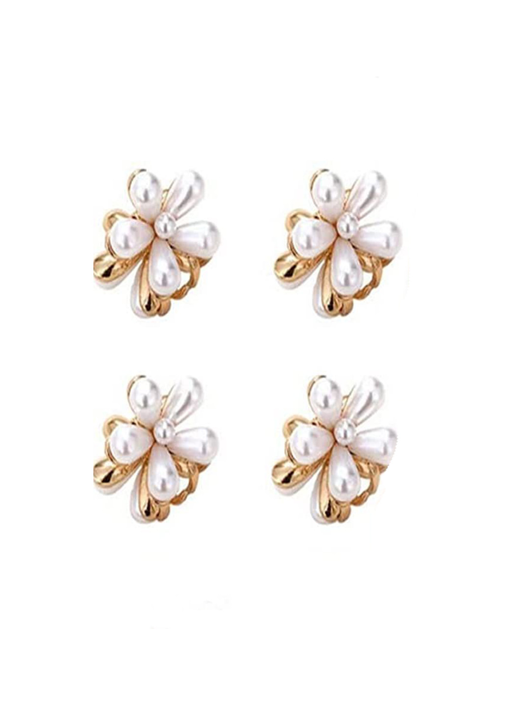 GOWRI TEX Women Set Of 4 Mini Claw Clip