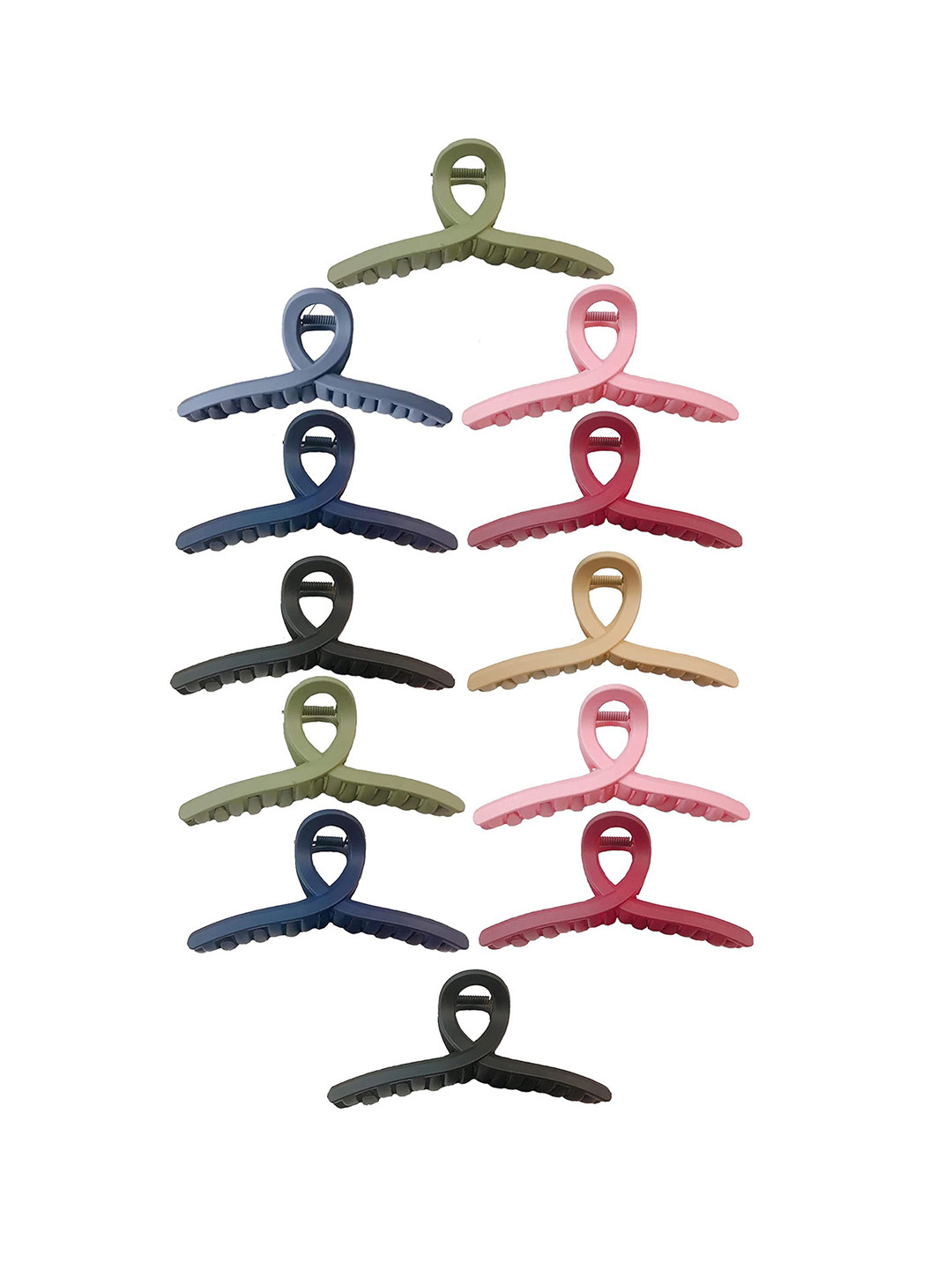DOCTOR HEALTH SUPER SOFT Women Pack of 12 Claw Clip
