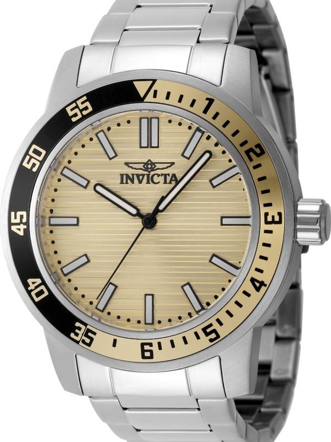 Invicta Men Dial & Stainless Steel Bracelet Style Straps Analogue Watch 48966