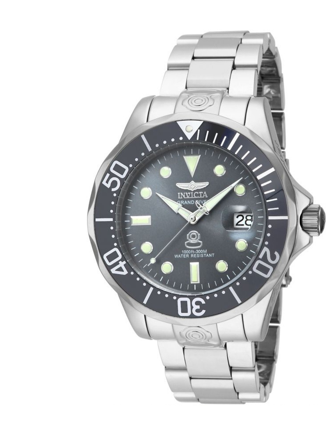 Invicta Men Dial & Stainless Steel Bracelet Style Straps Analogue Automatic Watch 16037