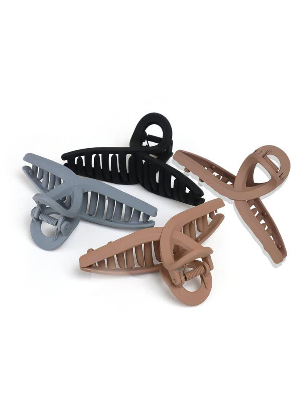 FHONEX Women Set of 4 Mate Hair Claw Clip