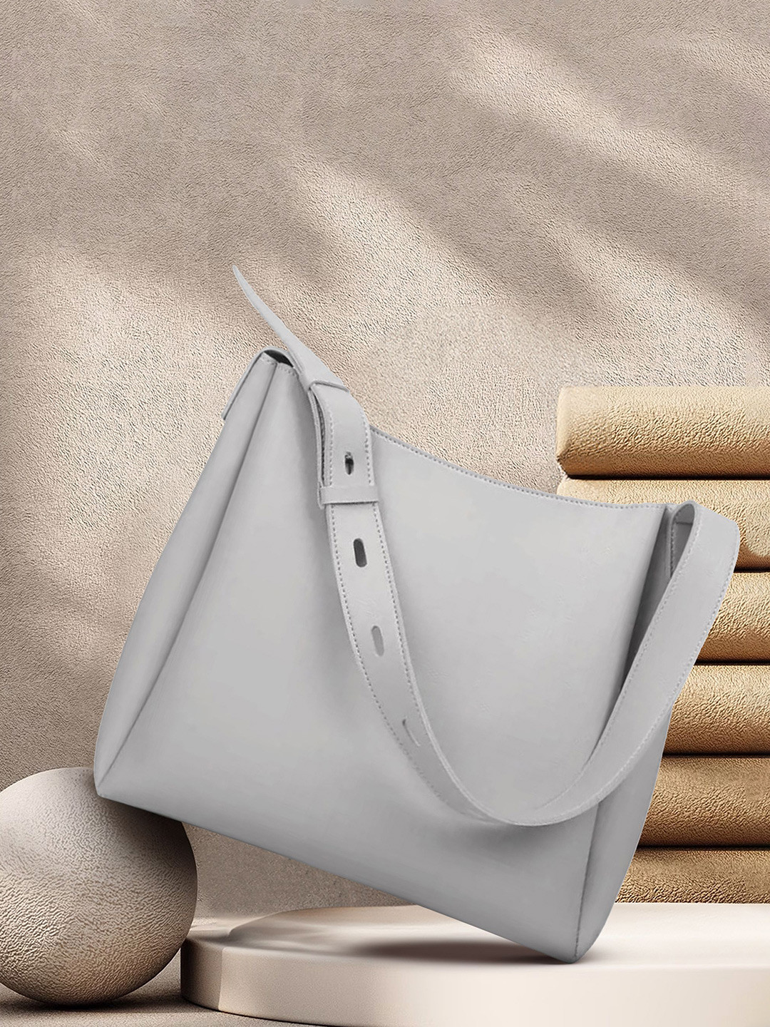 Random Enterprises PU Shopper Tote Bag