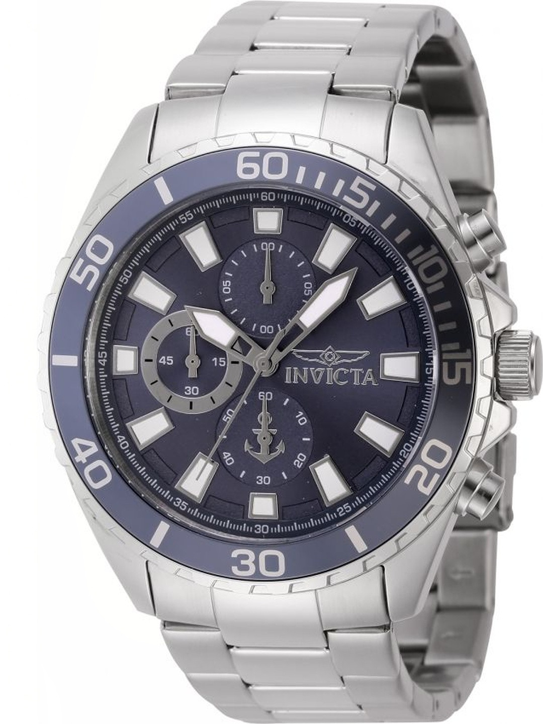 Invicta Men Dial & Stainless Steel Bracelet Style Straps Analogue Watch 46282