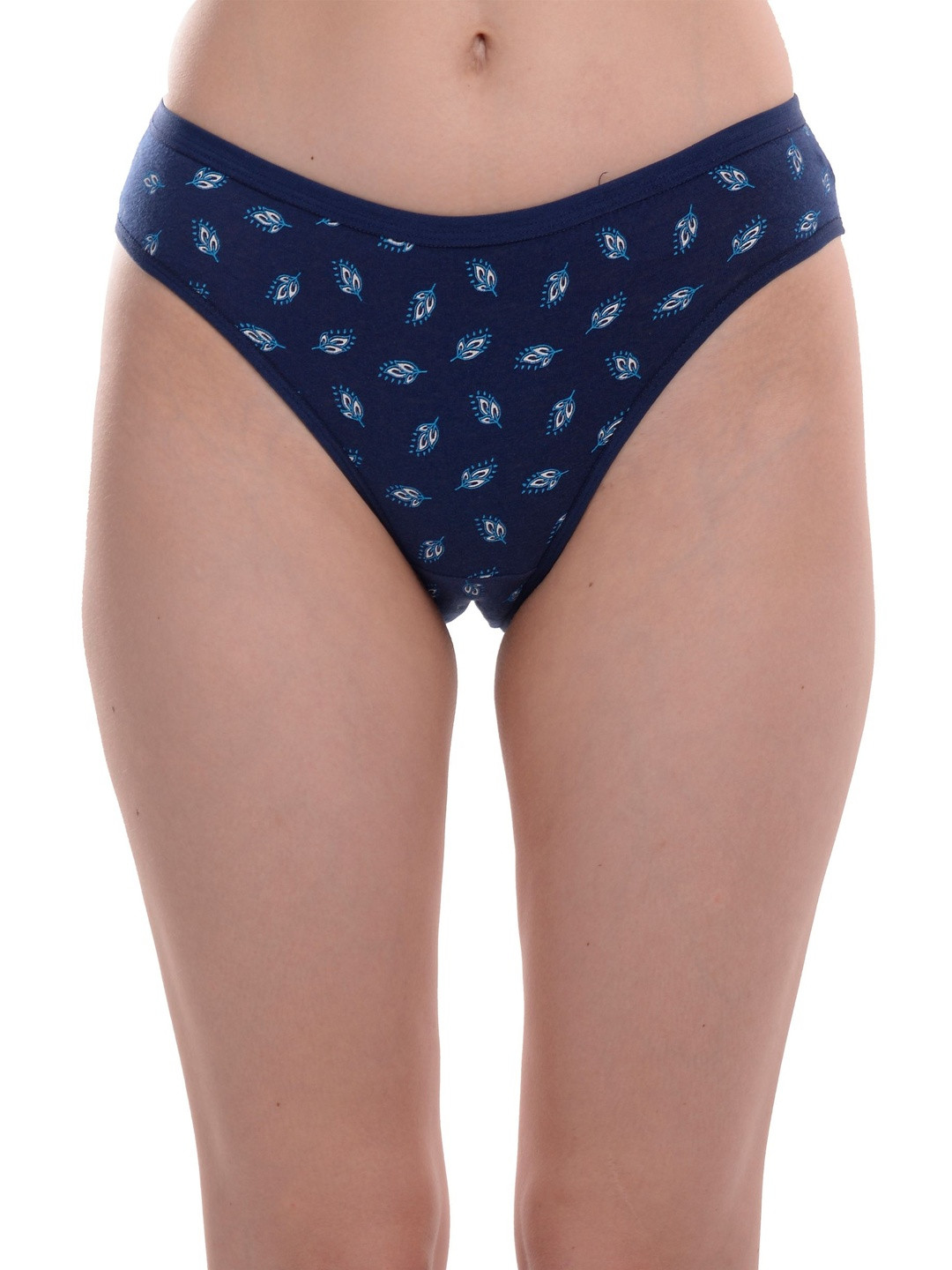 Viral Girl Pack Of 3 Printed Mid-Rise Cotton Bikini Briefs