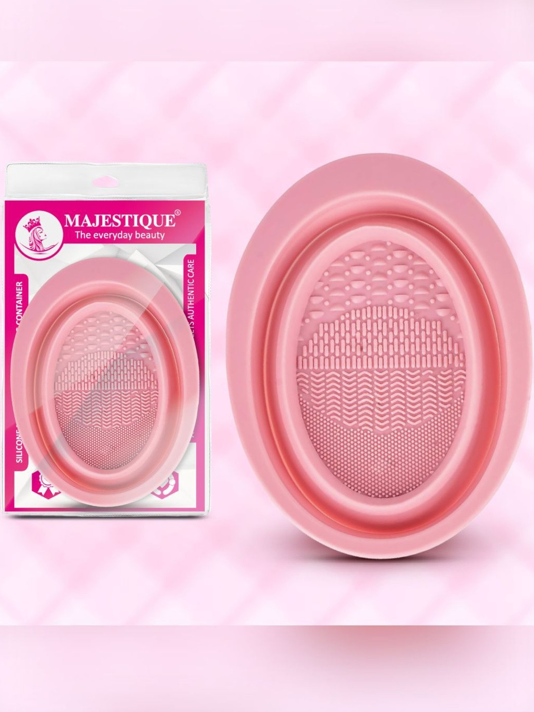 MAJESTIQUE Silicone Makeup Brush Cleaner Pad