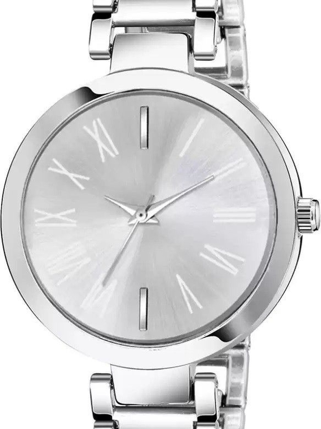 SZN Dial & Stainless Steel Straps Analogue Watch TN Silver -V
