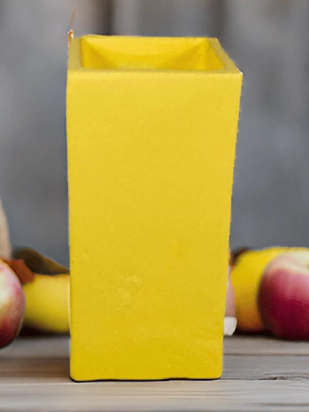 LASAKI Tower Yellow Ceramic Flower Vase