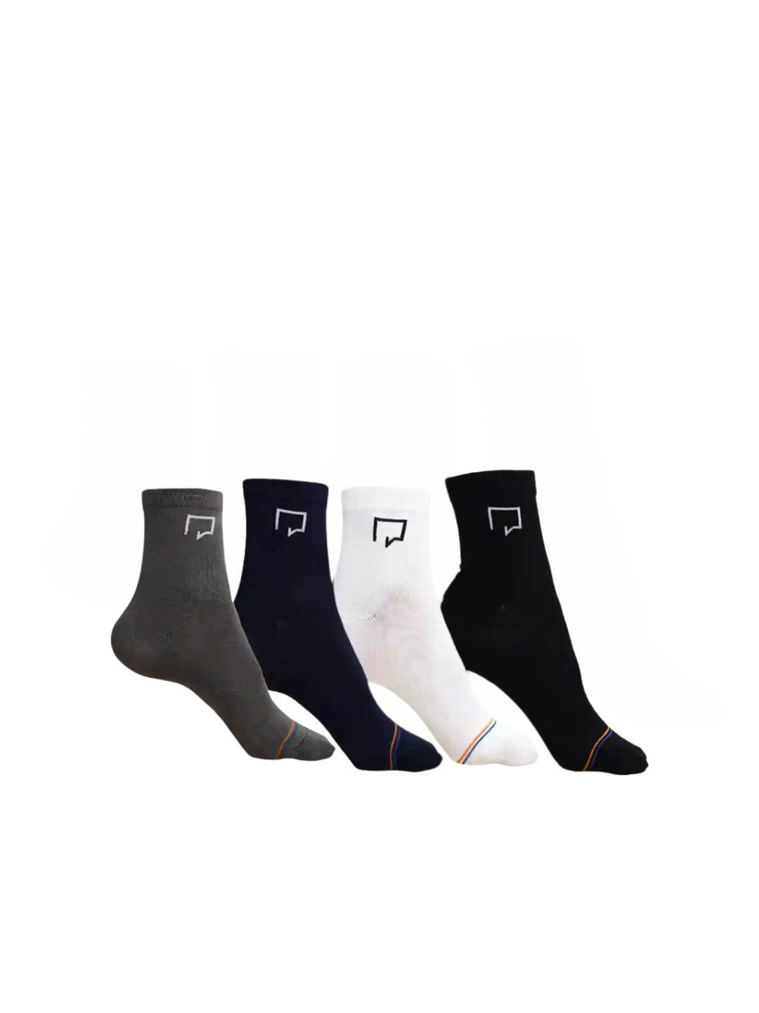 ROAR FOR GOOD Unisex Pack Of 4 Striped Calf Length Bamboo Socks