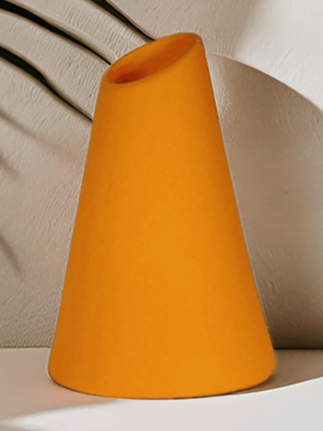 LASAKI Voltra Ceramic Cone Shaped Flower Vase