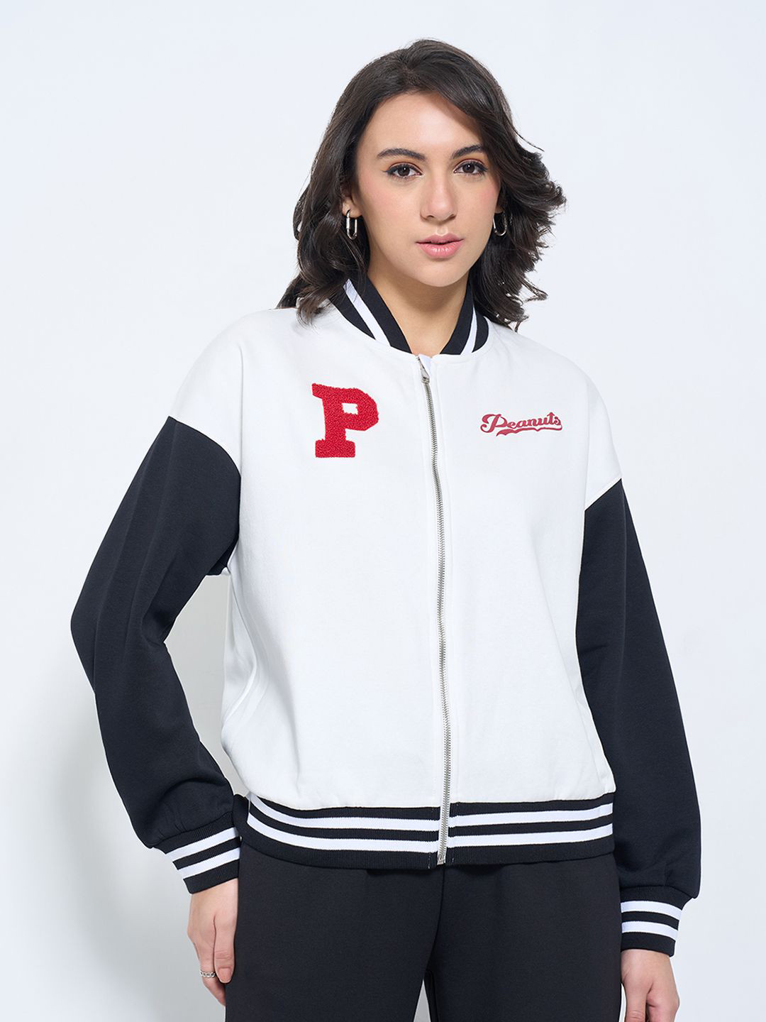 SF JEANS by Pantaloons Women Colourblocked Sweatshirt