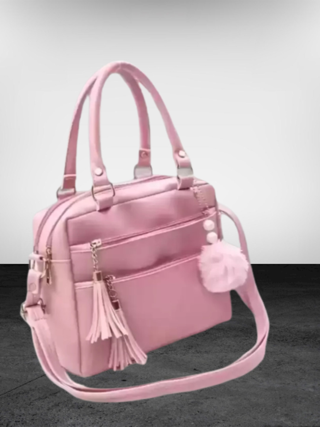 Random Enterprises PU Shopper Handheld Bag