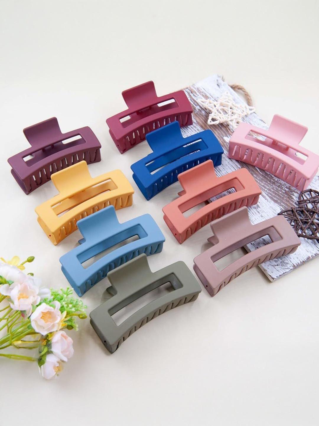 badodiya's Women Set of 3 Strong Pins Claw Clip