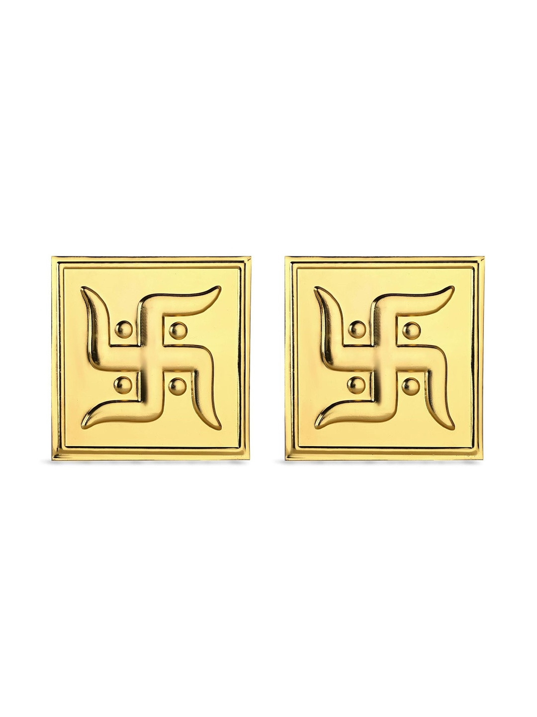 Pray Everyday 2 Pieces Swastik Yantra Pooja Essentials