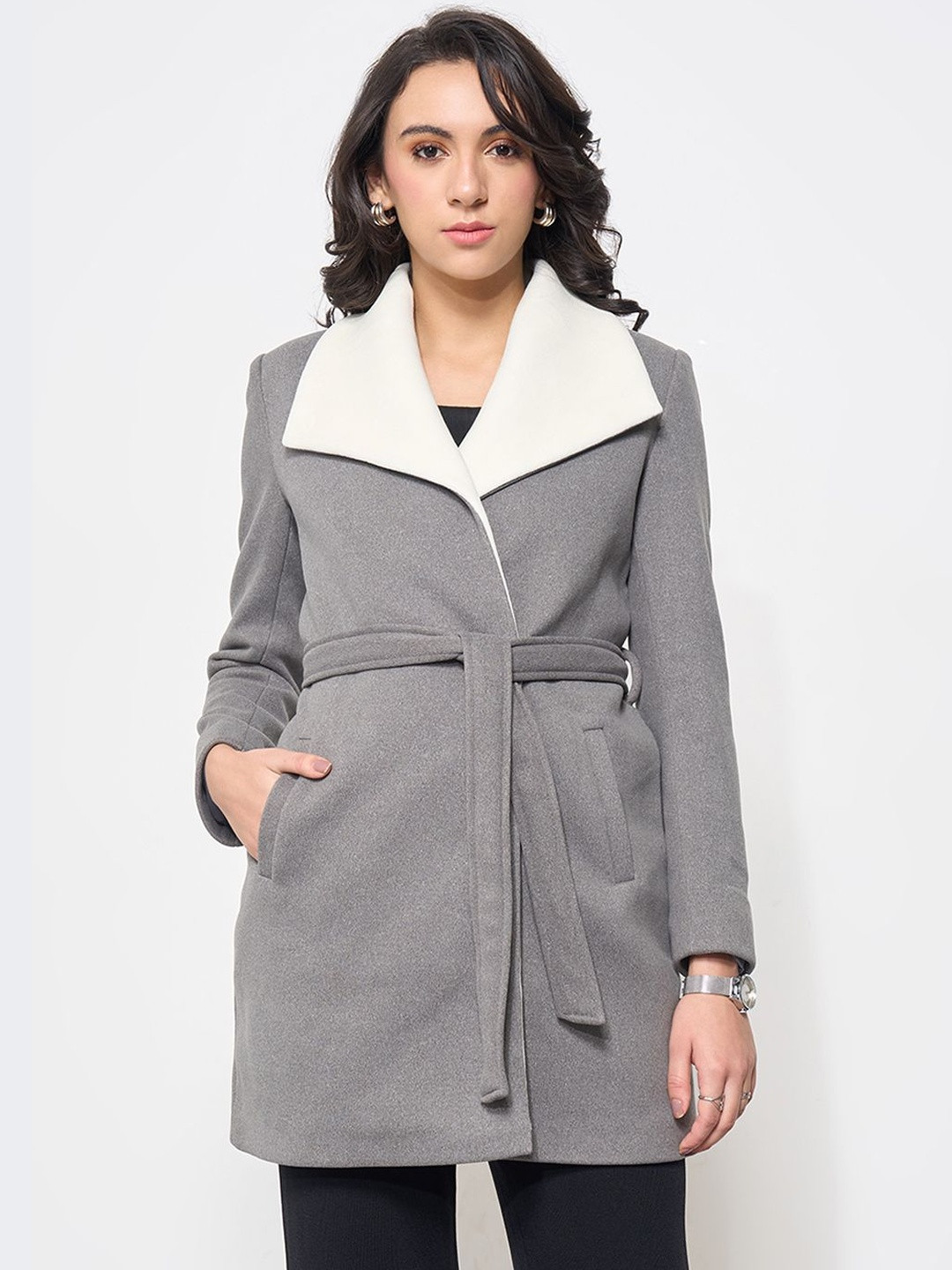 Annabelle by Pantaloons Women Lightweight Open Front Jacket