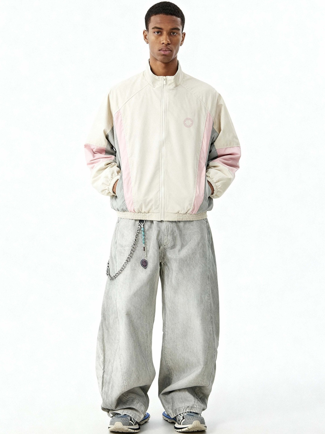 Urban Monkey Unisex Colourblocked Lightweight Running Bomber Jacket