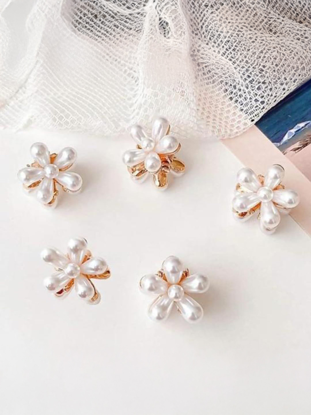 HANDBAG COLLECTION Women Set of 6 Hair Mini Clutchers Claw Clip