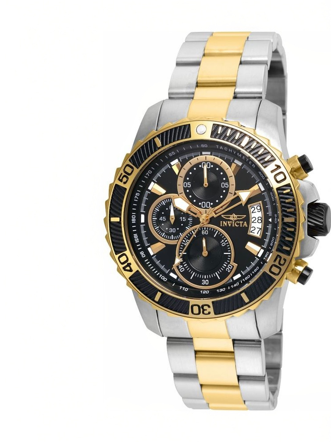 Invicta Men Dial & Stainless Steel Bracelet Style Straps Analogue Watch 22418