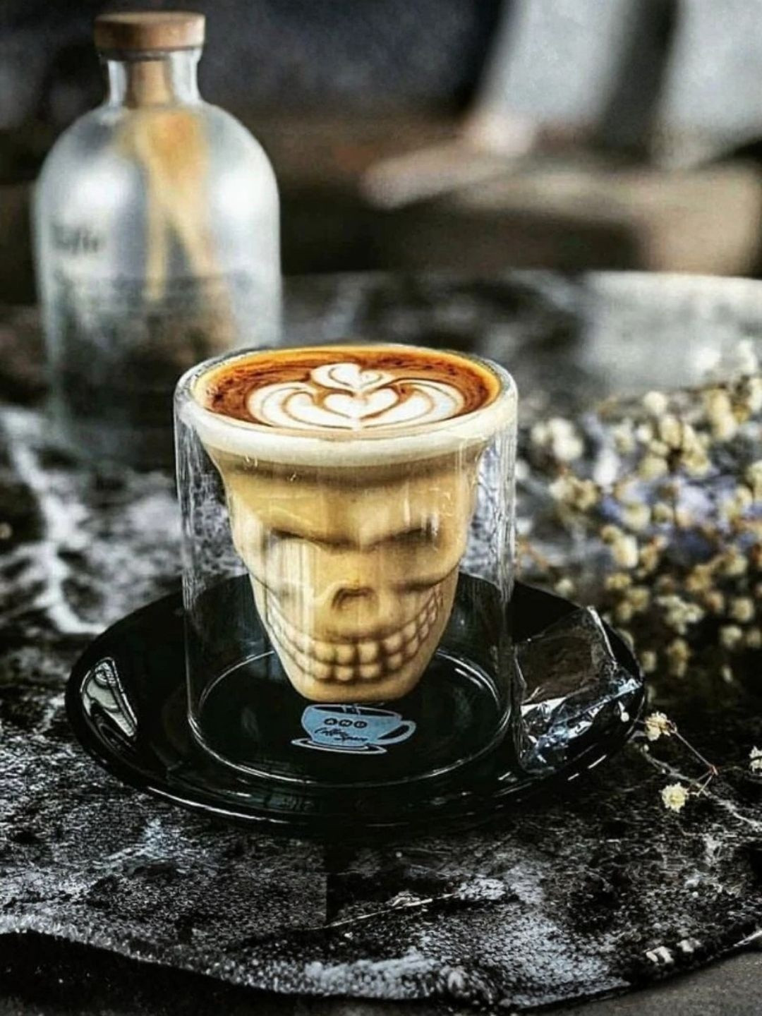 SMOKEY COCKTAIL Unisex Set Of 6 Transparent Cocktail Glass Bar Glass