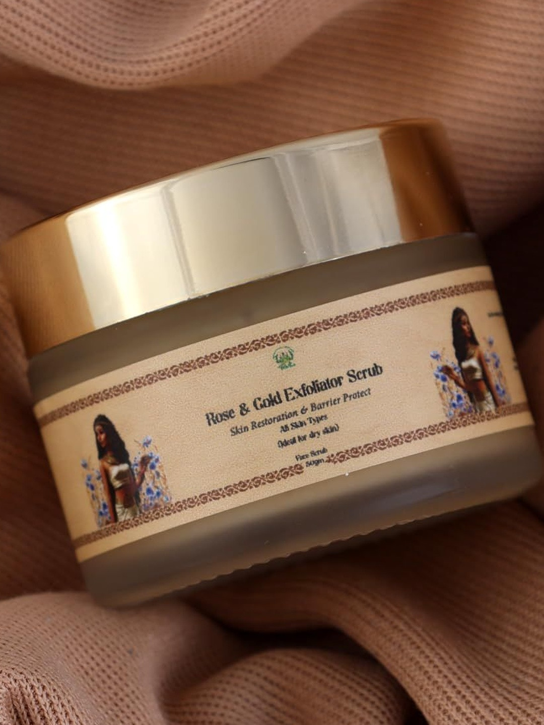 Beauty You Deserve- Belha Rose & Gold Exfoliator Scrub - 50 g