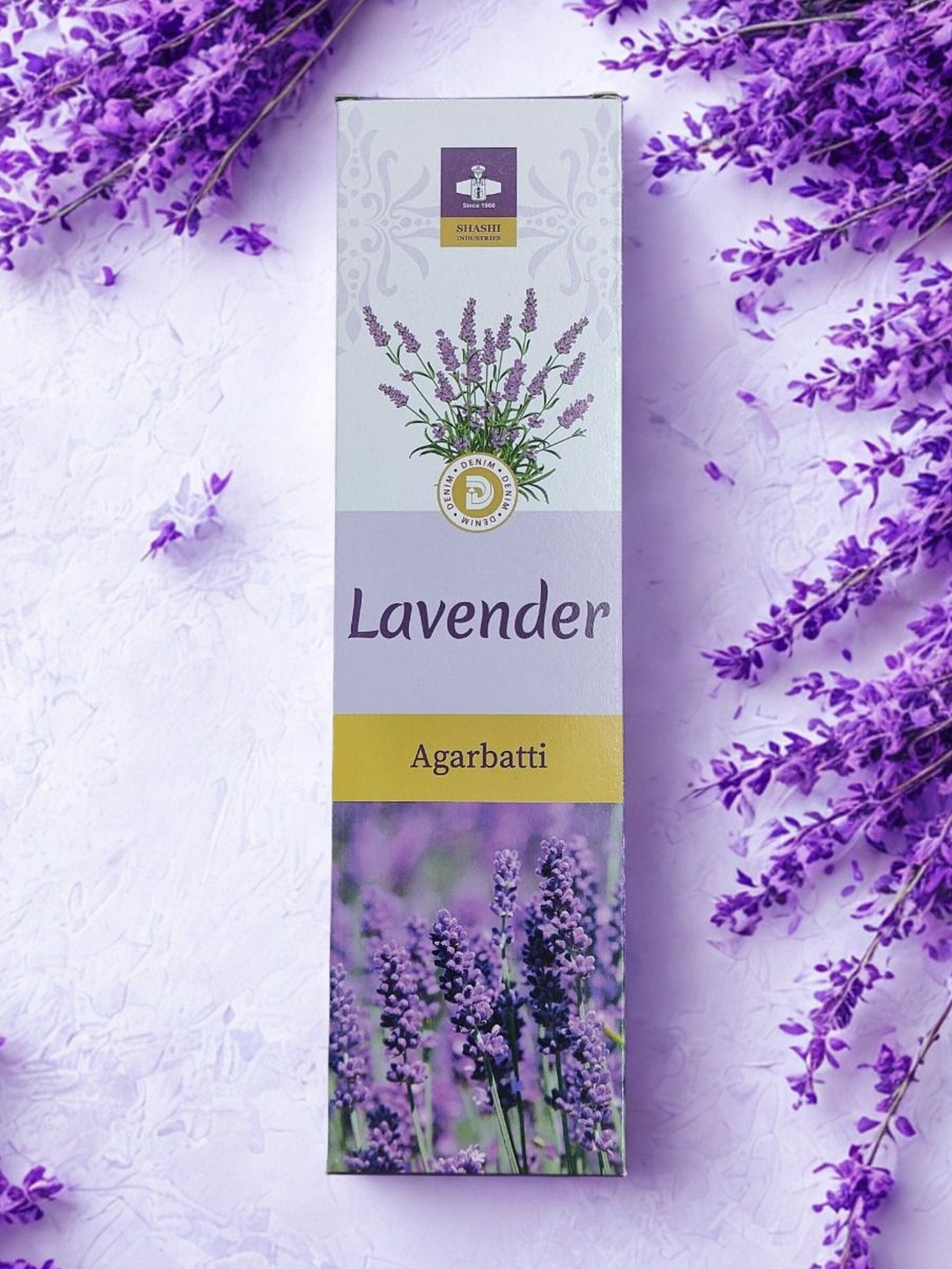 SHASHI DENIM Lavender-Colored Lavender Incense Sticks