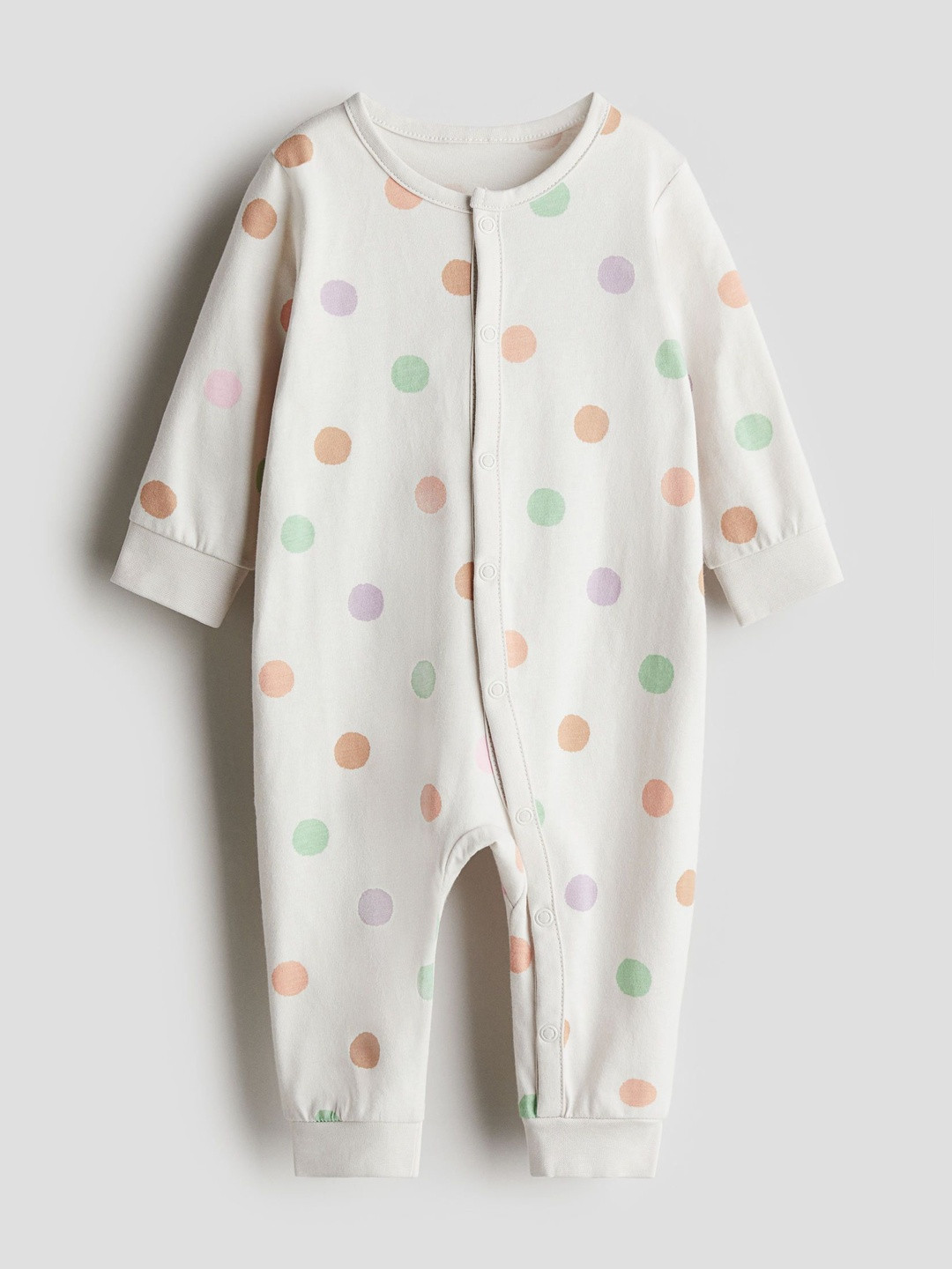 H&M Printed Cotton Sleepsuit