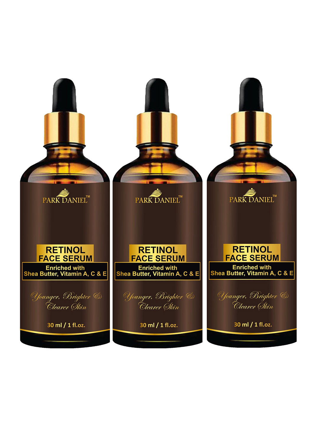 Park Daniel Set Of 3 Face Boost Retinol Serum 30 ML Each
